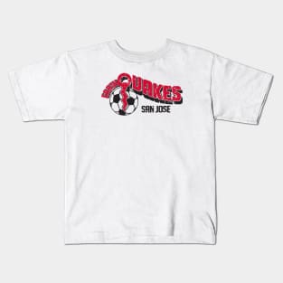 1977 San Jose Earthquakes Vintage Soccer Kids T-Shirt